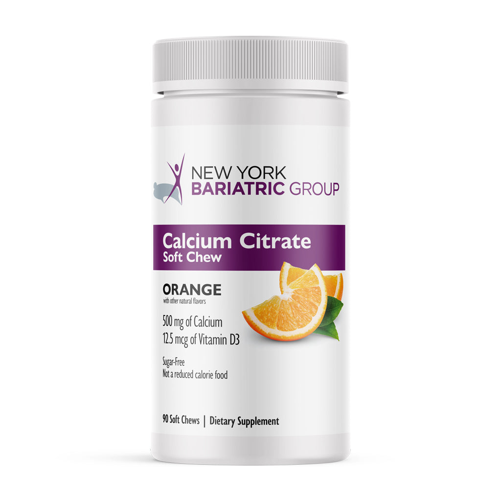 Image of NYBG Calcium Soft Chews Orange bottle