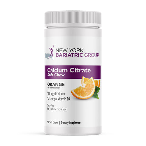 Image of NYBG Calcium Soft Chews Orange bottle